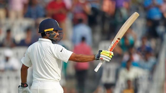 Karun Nair also capitalised with a fine maiden fifty as he strung a 161-run stand for the fourth wicket. (BCCI) 