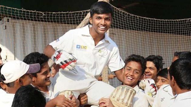 A file photo of Pranav Dhanawade after he created history scoring 1009 not out earlier this year. (PTI) A file photo of Pranav Dhanawade after he created history scoring 1009 not out earlier this year. (PTI)
