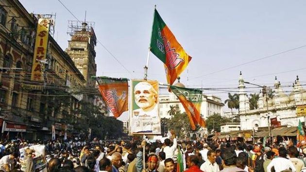 Banners, posters, stickers, flags, masks of leaders, caps, t-shirts and other paraphernalia associated with the campaigning are generally in great demand during elections (Twitter) Banners, posters, stickers, flags, masks of leaders, caps, t-shirts and other paraphernalia associated with the campaigning are generally in great demand during elections (Twitter)