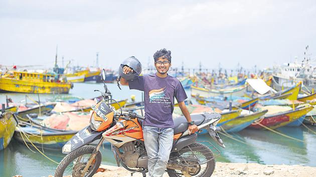 Gaurav Siddharth has been on a bike tour for the last 14 months.
