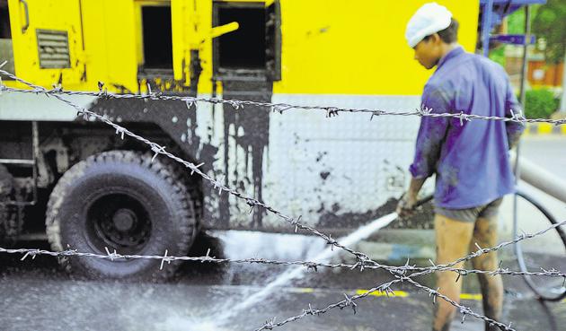 The city ranked 36 out of 73 cities in 2016 and 466 out of 476 cities in 2015.(HT File Photo) The city ranked 36 out of 73 cities in 2016 and 466 out of 476 cities in 2015.(HT File Photo)