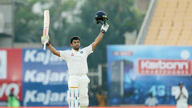 Karun Nair also became the third batsman after Sir Garfield Sobers and Bob Simpson to have scored their maiden century as a triple century. (BCCI) 