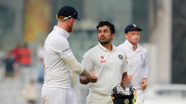 Karun Nair also became the third batsman to score a triple century from the No.5 position, after Michael Clarke and Don Bradman. (BCCI) 