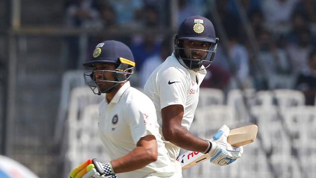 Ravichandran Ashwin and Karun Nair’s solid partnership helped India take the lead. (BCCI) 