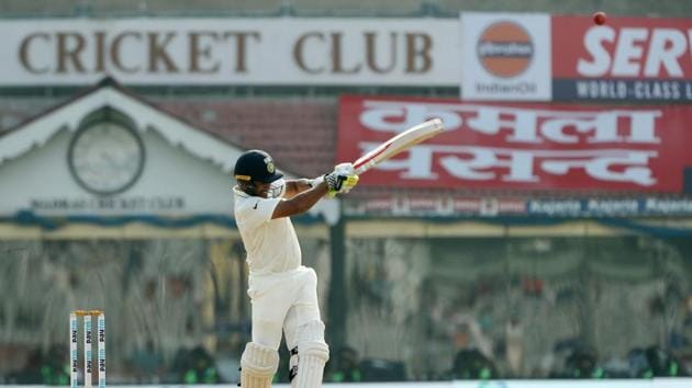 Karun Nair’s record breaking score allowed India to register 759/7 declared, their highest score in Tests. (BCCI) 