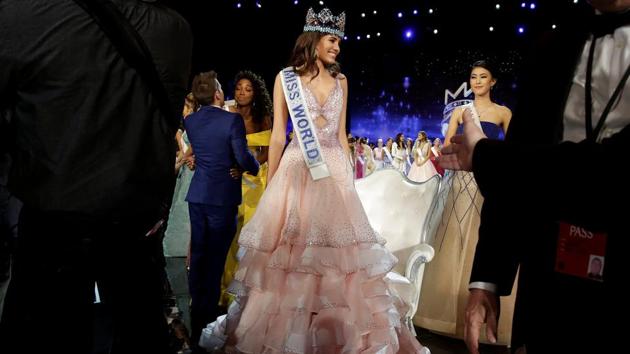 Miss Puerto Rico Stephanie Del Valle after winning the Miss World 2016 competition. (Joshua Roberts/REUTERS)