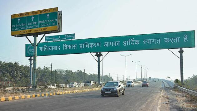 The projects to be inaugurated are estimated around ₹576.4 crore. However, the two major projects of the 9.41km Metro link to Ghaziabad bus stand and the 10.3km Hindon elevated road do not feature in the list. (Sakib Ali/HT Photo) The projects to be inaugurated are estimated around ₹576.4 crore. However, the two major projects of the 9.41km Metro link to Ghaziabad bus stand and the 10.3km Hindon elevated road do not feature in the list. (Sakib Ali/HT Photo)