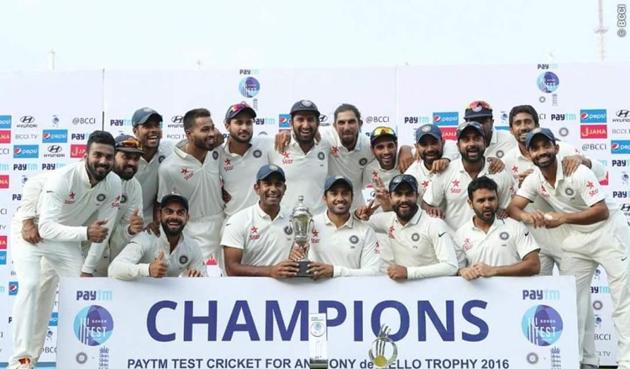 India won the series 4-0 after beating England in the final Test match in Chennai.(Photo: BCCI)