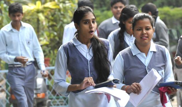 The CBSE has recommended to the government that all schools should follow this system and those wanting to study a foreign language will have to take it as an elective or an additional subject. (Vipin Kumar/HT file) The CBSE has recommended to the government that all schools should follow this system and those wanting to study a foreign language will have to take it as an elective or an additional subject. (Vipin Kumar/HT file)