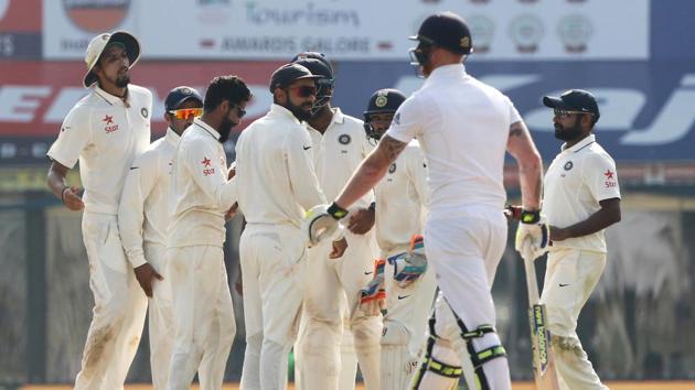 This was Jadeja’s maiden five-wicket haul against England and India were closing in on a win. (BCCI) 