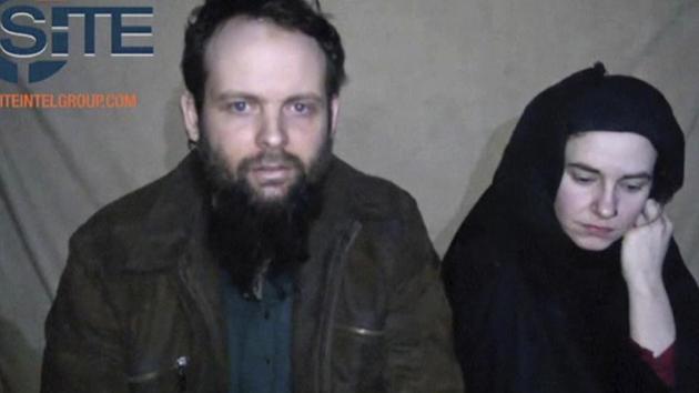Photo captured from a video posted online in August shows Canadian Joshua Boyle and American Caitlan Coleman, who were kidnapped in Afghanistan in 2012. (AP file photo) Photo captured from a video posted online in August shows Canadian Joshua Boyle and American Caitlan Coleman, who were kidnapped in Afghanistan in 2012. (AP file photo)