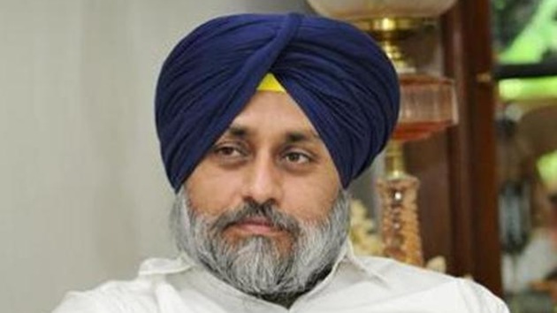 Punjab deputy chief minister Sukhbir Singh Badal . (HT Photo) Punjab deputy chief minister Sukhbir Singh Badal . (HT Photo)