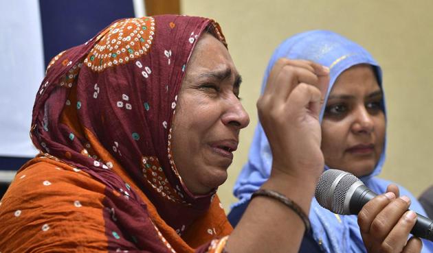 Najeeb Ahmad’s mother Fatima Nafees. Najeeb Ahmad’s mother Fatima Nafees.