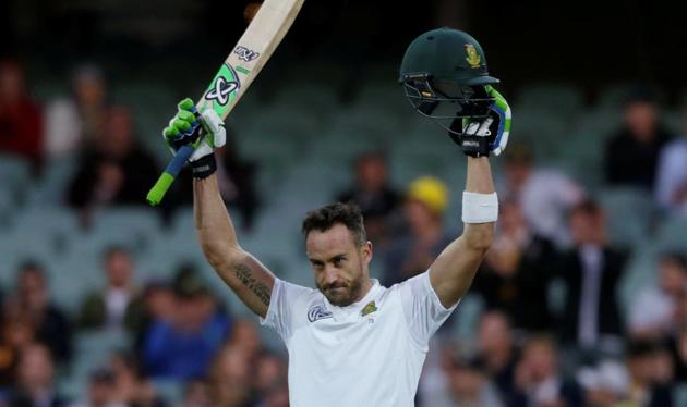 South Africa captain Faf du Plessis was found guilty by match referee Andy Pycroft of changing the condition of the ball after appearing to use saliva tainted by a mint in his mouth to shine it during the second Test against Australia in Hobart last month. (REUTERS) South Africa captain Faf du Plessis was found guilty by match referee Andy Pycroft of changing the condition of the ball after appearing to use saliva tainted by a mint in his mouth to shine it during the second Test against Australia in Hobart last month. (REUTERS)