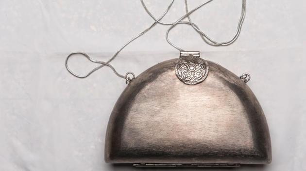 Clutch from Fab India (Photo: Aalok Soni/HT) 