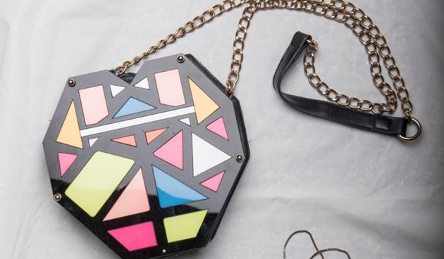 An unbranded purse bought from a boutique (Photo: Aalok Soni/HT) 