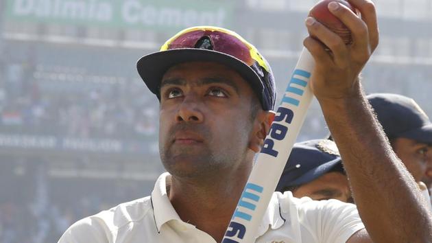 Ravichandran Ashwin was voted Cricketer of the year and Test cricketer of the year at the ICC awards in Dubai on Thursday.(BCCI)