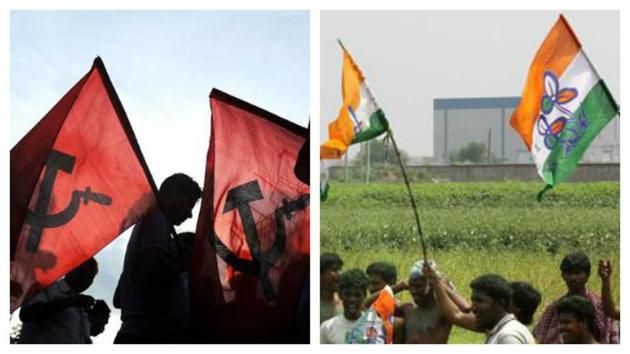 A day after CPI(M)-backed CITU announced it will go for a country-wide demonstrations on January 3, Trinamool Congress chief Mamata Banerjee announced her protest programmes from January 1 to 8.(File photos) A day after CPI(M)-backed CITU announced it will go for a country-wide demonstrations on January 3, Trinamool Congress chief Mamata Banerjee announced her protest programmes from January 1 to 8.(File photos)