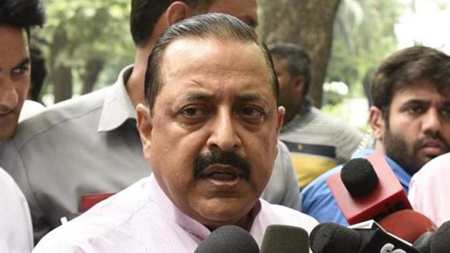 Minister of State in the Prime Minister’s Office (PMO) Jitendra Singh said that the state govt in consultation with the Home Ministry devised a mechanism where each of the refugees could be provided a proof of identity, so that he or she could be enabled to apply for government jobs.(File photo) Minister of State in the Prime Minister’s Office (PMO) Jitendra Singh said that the state govt in consultation with the Home Ministry devised a mechanism where each of the refugees could be provided a proof of identity, so that he or she could be enabled to apply for government jobs.(File photo)