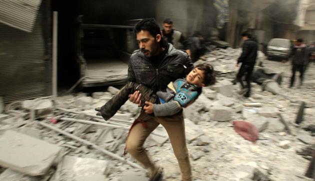 The Syrian Observatory for Human Rights said last week it had recorded the deaths of 312,001 of which 16,000 were children.(Reuters File Photo) The Syrian Observatory for Human Rights said last week it had recorded the deaths of 312,001 of which 16,000 were children.(Reuters File Photo)