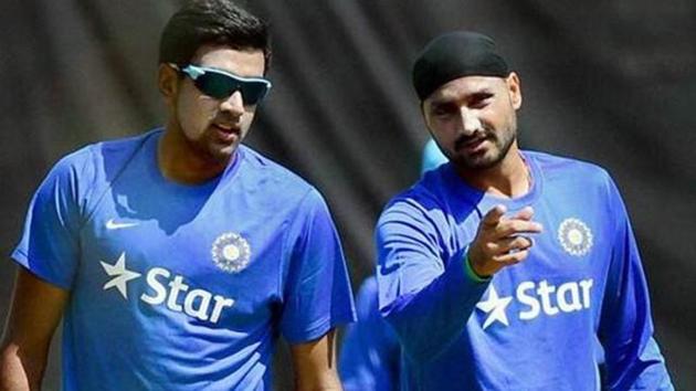 Harbhajan Singh has praised Ravichandran Ashwin for winning a pair of International Cricket Council awards(PTI)