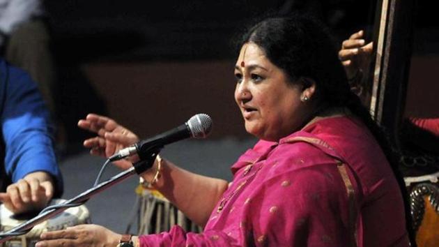 Singer Shubha Mudgal will participate in Serendipity Arts Festival.(HT Photo)