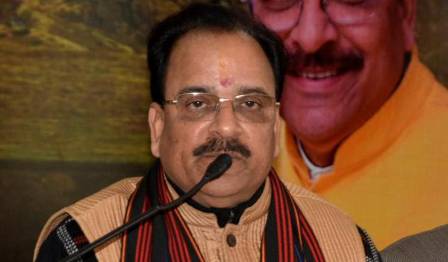 BJP state president Ajay Bhatt suggested that many Congress leaders would join the BJP soon. (Vinay Santosh Kumar/ HT Photo) BJP state president Ajay Bhatt suggested that many Congress leaders would join the BJP soon. (Vinay Santosh Kumar/ HT Photo)