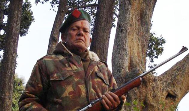 Thakur Dutt Joshi made his first kill in the early 70s shooting down a leopard that had turned man-eater.(HT Photo)