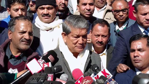 Uttarakhand chief minister Harish Rawat addresses media at Bhararisain in Chamoli district. (PTI File Photo) Uttarakhand chief minister Harish Rawat addresses media at Bhararisain in Chamoli district. (PTI File Photo)