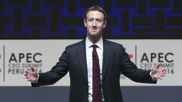 Mark Zuckerberg, chairman and CEO of Facebook,unveiled his new artificial intelligence assistant named ‘Jarvis’ on December 19.(AP file photo)