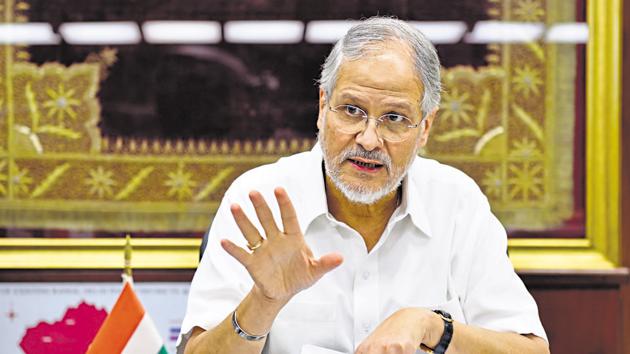 Lieutenant governer of Delhi Najeeb Jung during an interview at his Raj Niwas office in New Delhi, in August 2016. (Reuben Singh/HT File Photo) Lieutenant governer of Delhi Najeeb Jung during an interview at his Raj Niwas office in New Delhi, in August 2016. (Reuben Singh/HT File Photo)