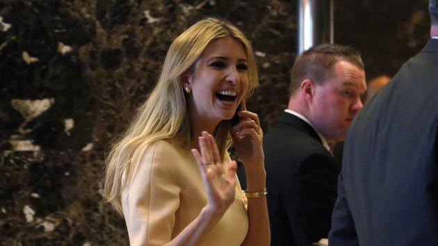 Republican President-elect Donald Trump's daughter Ivanka Trump was en route to Hawaii for a vacation with her family.(Reuters file photo)