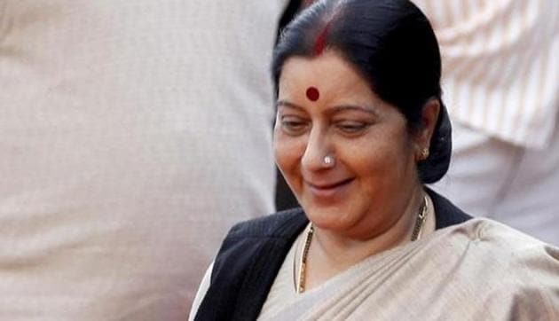 External affairs minister Sushma Swaraj took on twitter saying that her government will look into the matter of the Indian child custody in Norway.(HT File Photo) External affairs minister Sushma Swaraj took on twitter saying that her government will look into the matter of the Indian child custody in Norway.(HT File Photo)