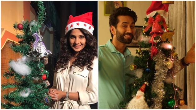 TV actors talk about how they celebrate Christmas.