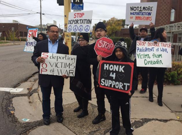 US Congressman Keith Ellison (left), a Democrat, has been a leading critic of India on religious freedom for decades. (Twitter) US Congressman Keith Ellison (left), a Democrat, has been a leading critic of India on religious freedom for decades. (Twitter)