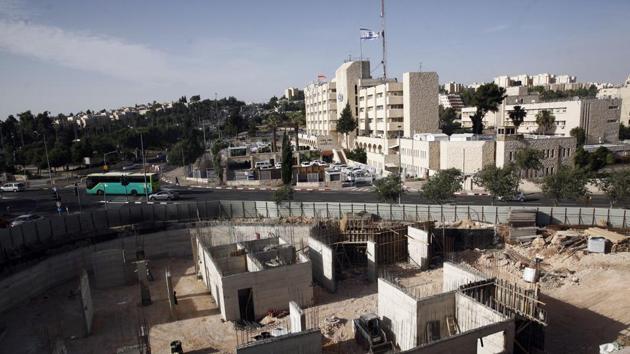 This May 17, 2016 file photo shows construction on land owned by Palestinian Mohammad Abu Ta'a, in east Jerusalem.(AP Photo) This May 17, 2016 file photo shows construction on land owned by Palestinian Mohammad Abu Ta'a, in east Jerusalem.(AP Photo)