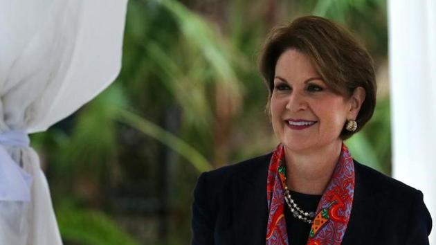 Lockheed Martin CEO Marillyn Hewson arrives for a meeting with US President-elect Donald Trump at Mar-a-Lago estate in Palm Beach, Florida, US, on Wednesday. (Reuters) Lockheed Martin CEO Marillyn Hewson arrives for a meeting with US President-elect Donald Trump at Mar-a-Lago estate in Palm Beach, Florida, US, on Wednesday. (Reuters)