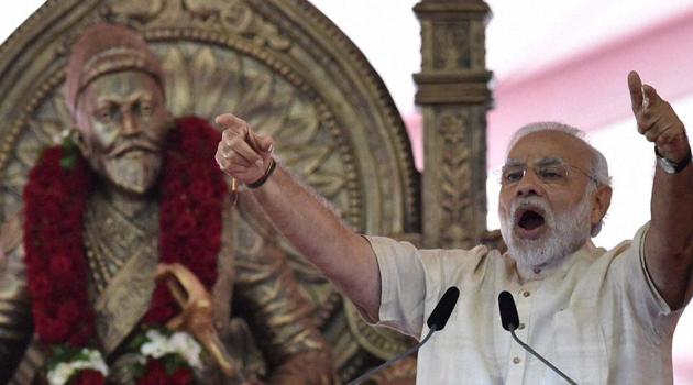 Prime Minister Narendra Modi addresses during the foundation stone laying ceremony of the two metro corridors and other projects, at Bandra Kurla Complex, in Mumbai on Saturday, Dec 24, 2016. (PTI) Prime Minister Narendra Modi addresses during the foundation stone laying ceremony of the two metro corridors and other projects, at Bandra Kurla Complex, in Mumbai on Saturday, Dec 24, 2016. (PTI)