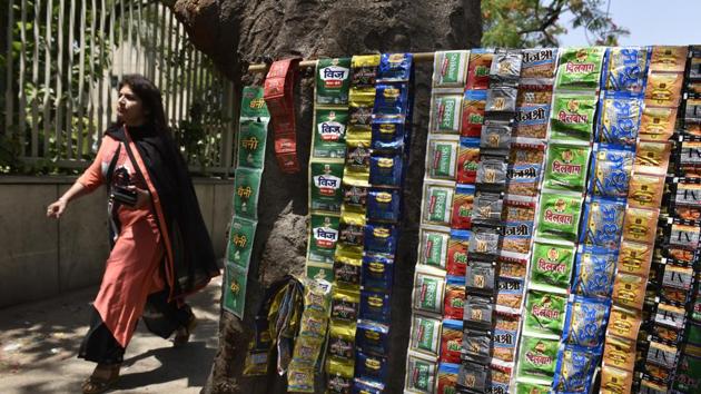 Eighteen months after a Delhi government ban, state food inspectors will finally be able to take action against companies or vendors selling pan masala along with chewing tobacco, which can be mixed to form gutkha by the consumers. Eighteen months after a Delhi government ban, state food inspectors will finally be able to take action against companies or vendors selling pan masala along with chewing tobacco, which can be mixed to form gutkha by the consumers.