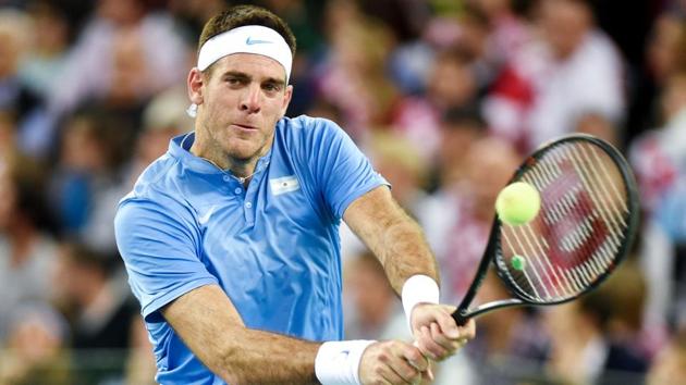 Argentina's Juan Martin del Potro pulled out of 2016 Australian Open tennis due to on-going fitness issues.(AFP)