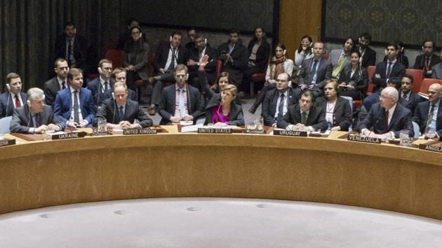 United States had decided not to veto the resolution demanding an end to Israeli settlements on Palestinian territory, introduced in the UN Security Council by Egypt.(AP photo) United States had decided not to veto the resolution demanding an end to Israeli settlements on Palestinian territory, introduced in the UN Security Council by Egypt.(AP photo)