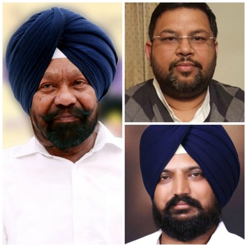 (clockwise from left) Darshan Singh Kotfatta, Amit Rattan and Harpreet Singh Kotbhai.(HT Photos) (clockwise from left) Darshan Singh Kotfatta, Amit Rattan and Harpreet Singh Kotbhai.(HT Photos)