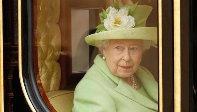 Britain's Queen Elizabeth rides a carriage in central London.(Reuters File)