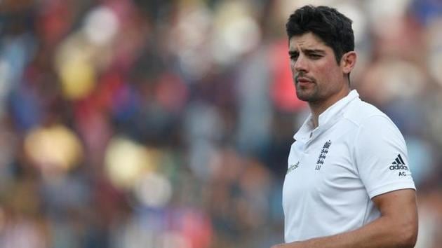 England's captain Alastair Cook stands in field after losing the test series against India.(REUTERS)