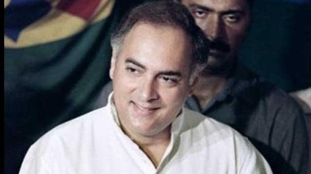 File photo of former PM Rajiv Gandhi, who was assassinated during an election rally in Tamil Nadu, in 1991.(File photo) File photo of former PM Rajiv Gandhi, who was assassinated during an election rally in Tamil Nadu, in 1991.(File photo)