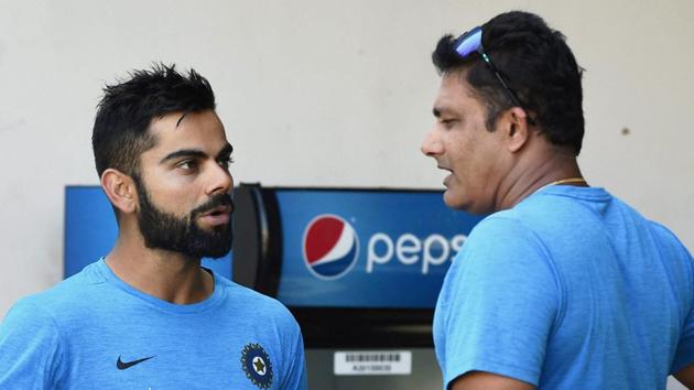 Rahul Dravid praised Indian Test captain Virat Kohli and coach Anil Kumble for supporting the youngsters in Team India.(PTI)