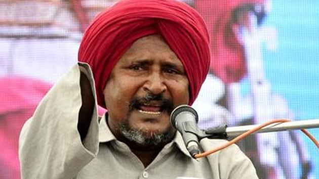 File photo of AAP leader Bant Singh Jhabbar.(HT Photo)