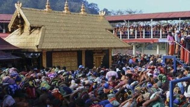 There are restrictions for the entry of women between 10-50 years of age in the Sabarimala temple.(AP file)