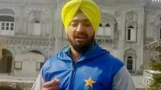 Mahinder Pal Singh has become the first Sikh cricketer to be selected for the National Cricket Academy after he was picked for a fast bowlers’ camp being organised by the Pakistan Cricket Board (Facebook) Mahinder Pal Singh has become the first Sikh cricketer to be selected for the National Cricket Academy after he was picked for a fast bowlers’ camp being organised by the Pakistan Cricket Board (Facebook)