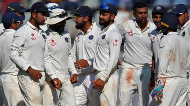 The Indian cricket team under Virat Kohli has won five Tests series on-the-trot. Prime Minister Narendra Modi has congratulated Team India in his Mann ki Baat on Christmas Day(Reuters) The Indian cricket team under Virat Kohli has won five Tests series on-the-trot. Prime Minister Narendra Modi has congratulated Team India in his Mann ki Baat on Christmas Day(Reuters)